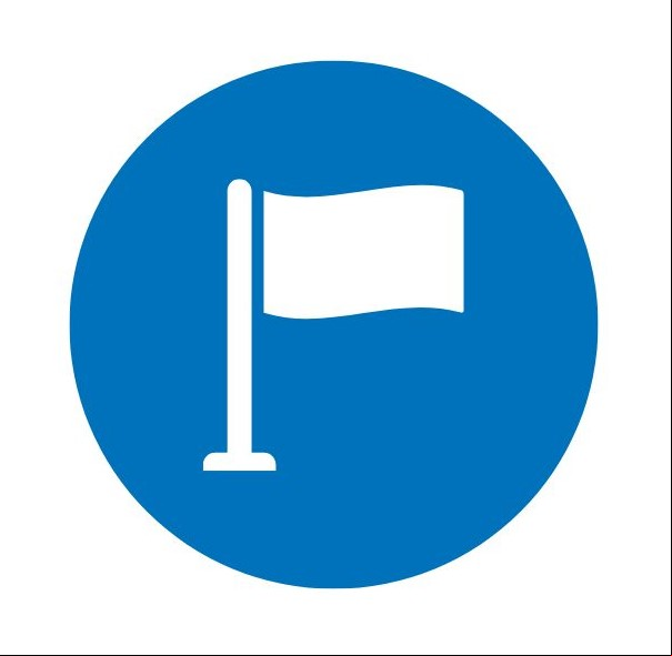 An icon of a flag, representing countries