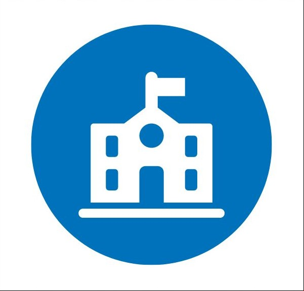 DAFI SCHOOL ICON An icon of a school