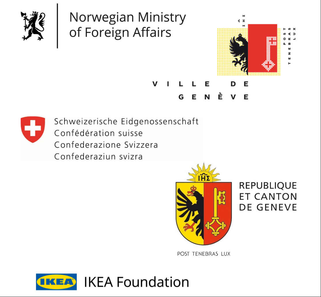 Logos of the Nansen Refugee Award sponsors