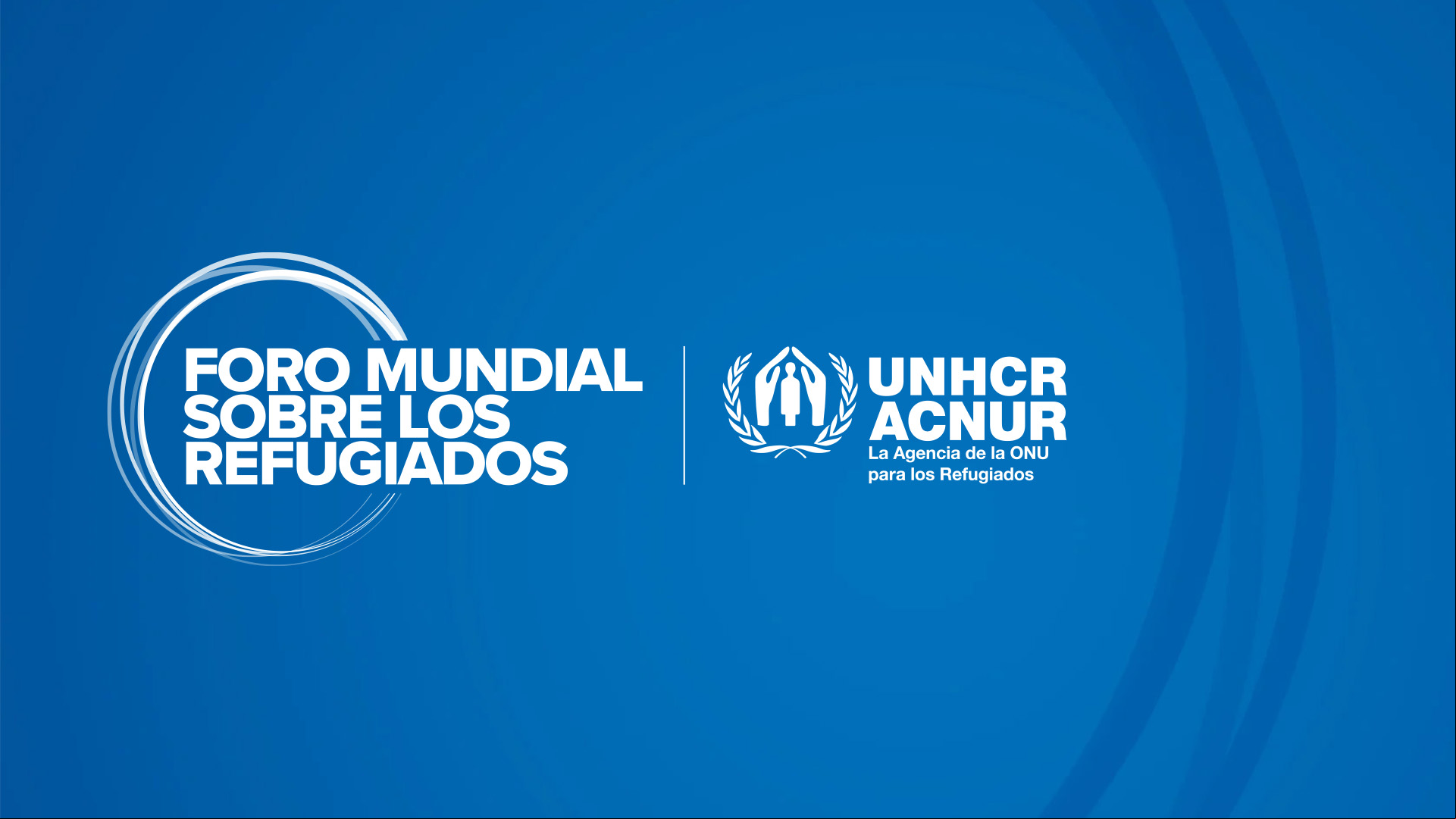 Logotipo del Foro Mundial sobre los Refugiados